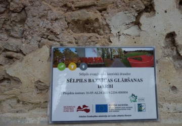 Projekta «Sēlpils baznīcas glābšanas darbi» atklāšanas pasākums