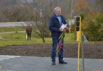 Bērnu autoskolas apmācību laukuma atklāšana Kūku pagastā