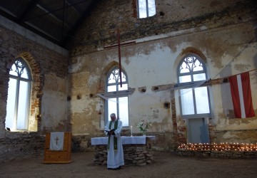 Projekta «Sēlpils baznīcas glābšanas darbi» atklāšanas pasākums