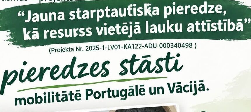 Aicinām uz pieredzes stāstu vakaru!