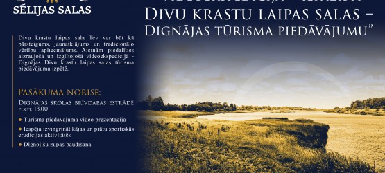 Divu krastu laipas sala aicina!