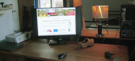 Darba stacija projektu vadītājam jau strādā!