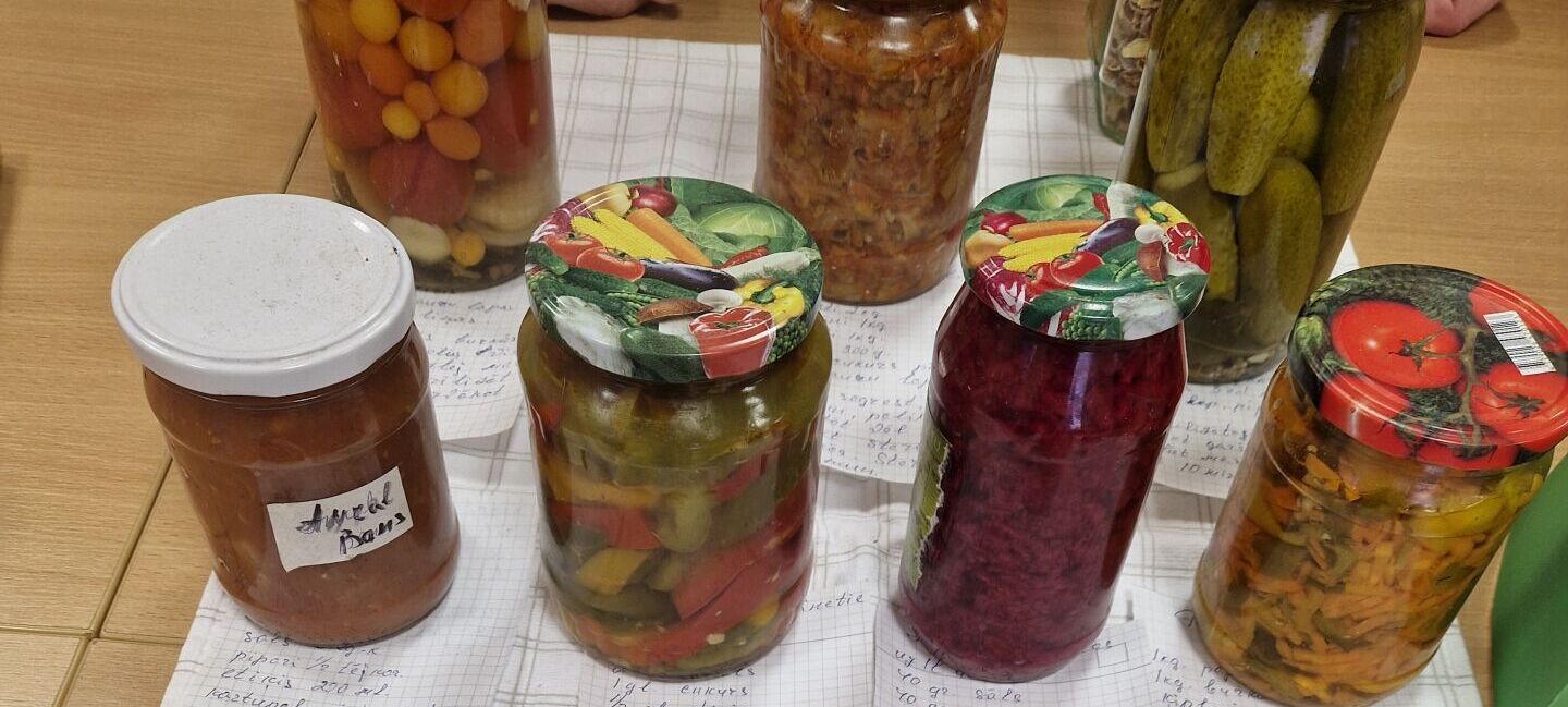 Krājumi ziemai sagatavoti