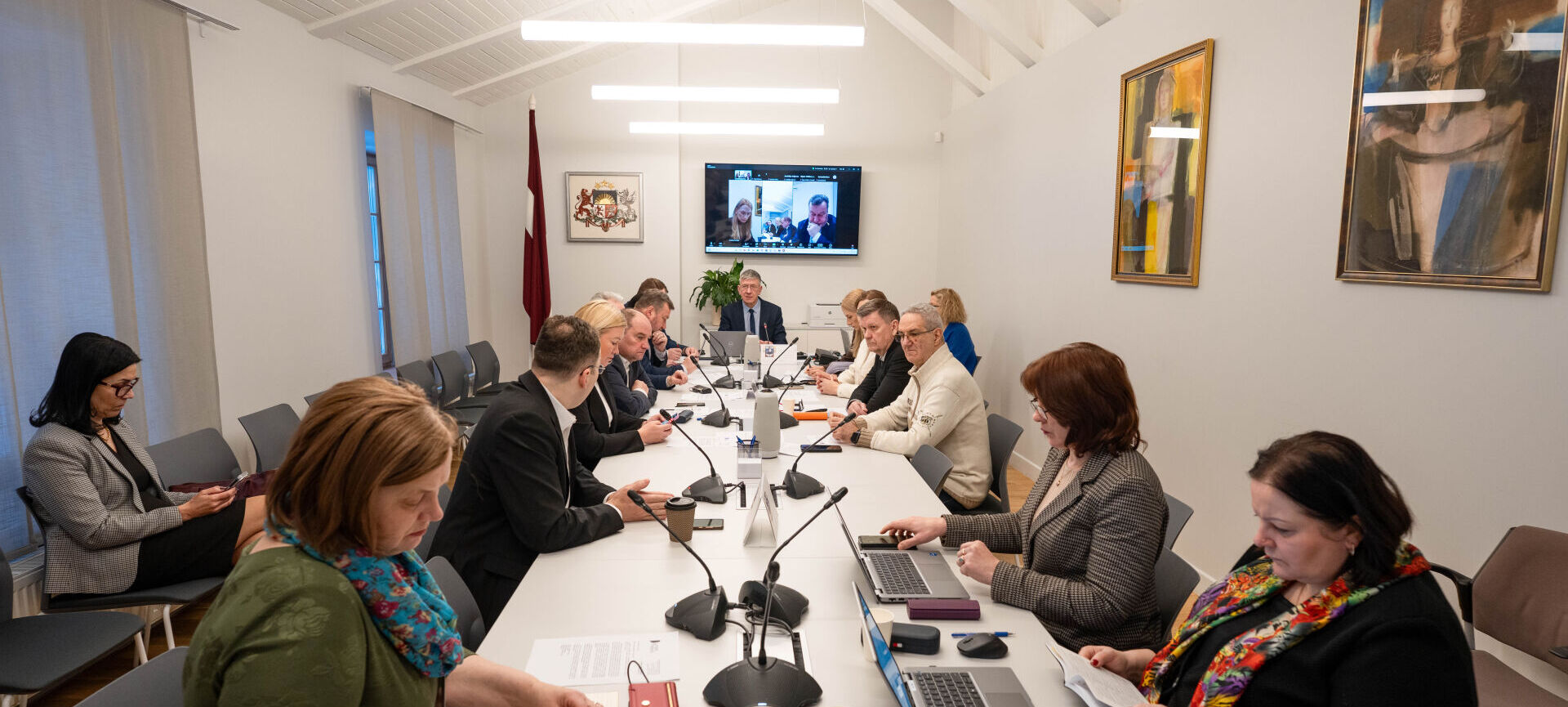 Lauku partnerība Sēlija apmeklē Saeimas komisijas Atvērto durvju dienā