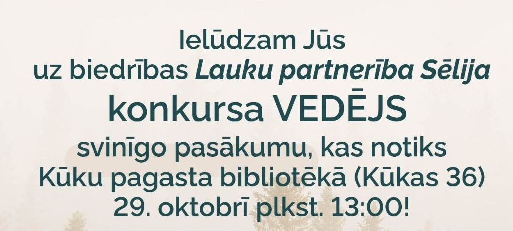 Aicinām uz gadskārtējo jaunrades konkursu „Vedējs 2022”